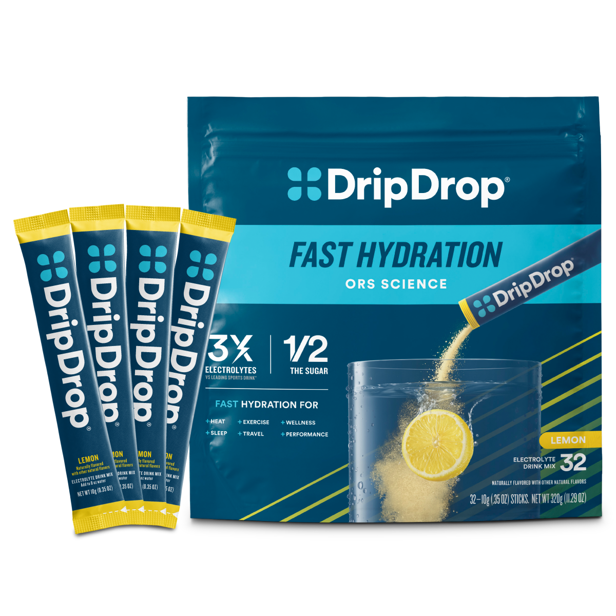 dripdrop-lemon-electrolyte-powder-8-oz-sticks-32-count-x9 Lemon_-_32ct_-_Transparent.png