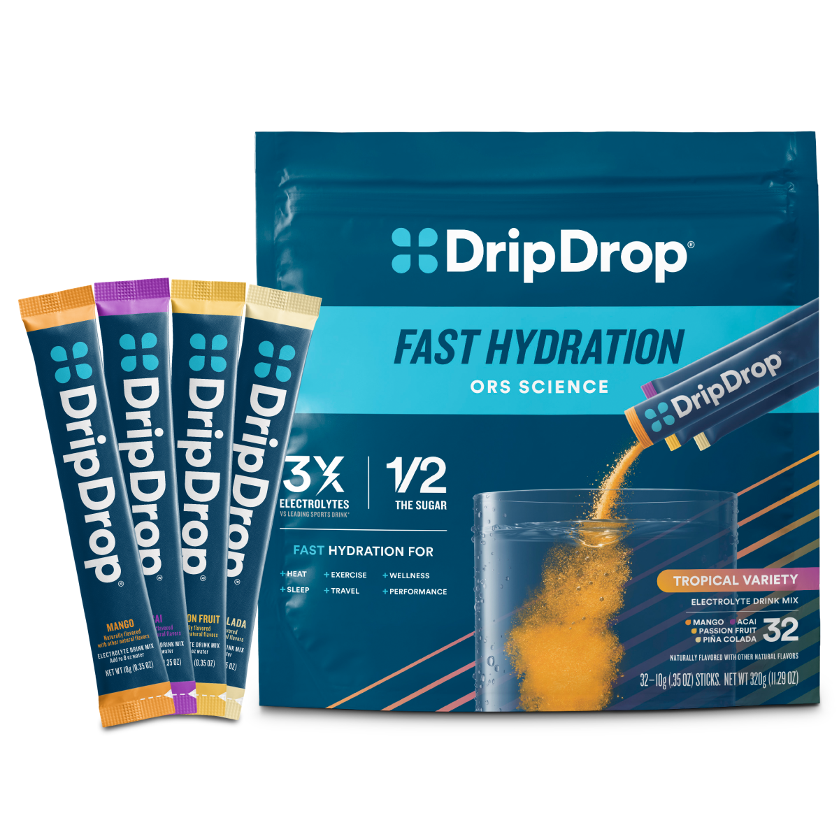 dripdrop-tropical-variety-pack-electrolyte-powder-8-oz-sticks-32-count-d3 Tropical_Variety_-_32ct_-_Transparent.png