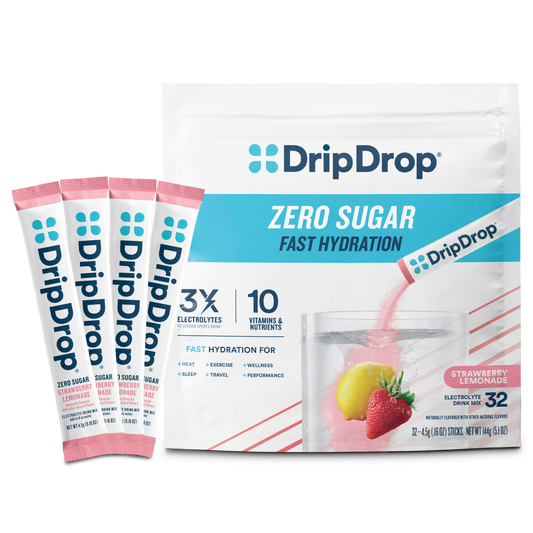 dripdrop-zero-sugar-strawberry-lemonade-electrolyte-powder-8-oz-sticks-32-count-i2 Zero_Strawberry_Lemonade_-_32ct_-_Transparent.png